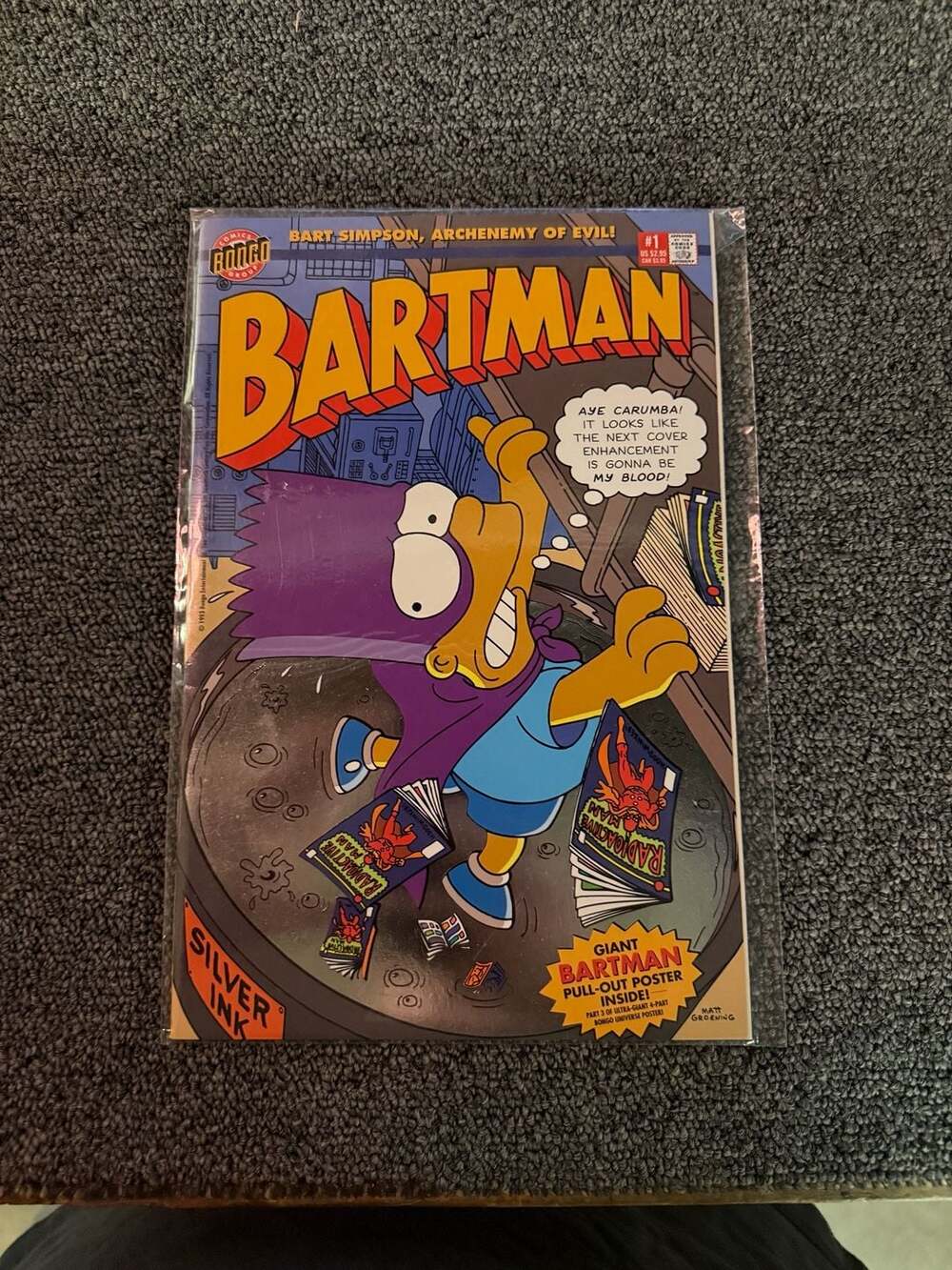 Bongo Comics Bartman #1 1993 The Simpsons Comic Book